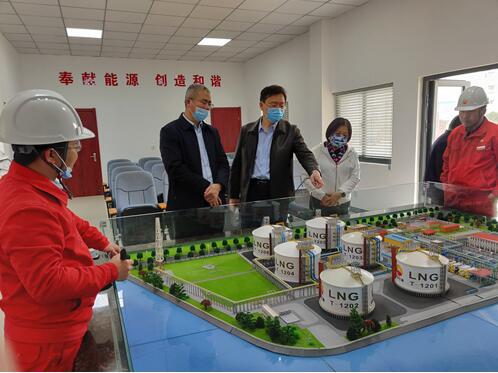 蘭理工泵閥院走訪中石油江蘇LNG接收站 蘭理工泵閥院走訪中石油江蘇LNG接收站